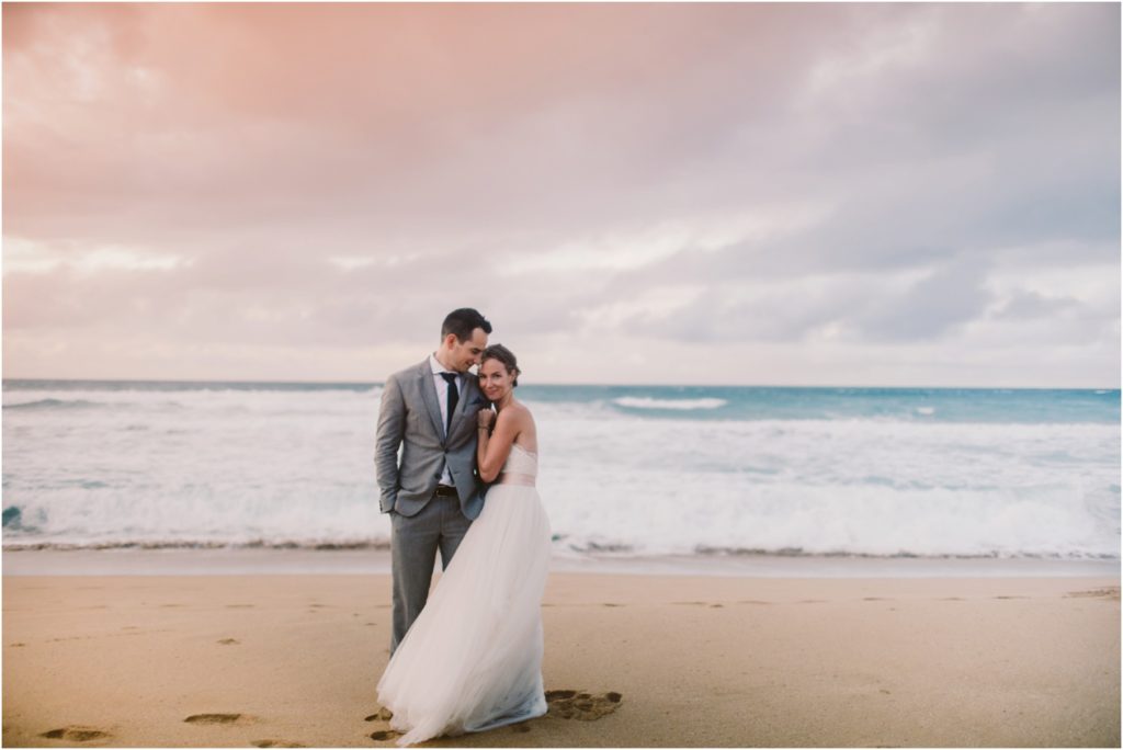 kauai wedding elopement on polihale beach