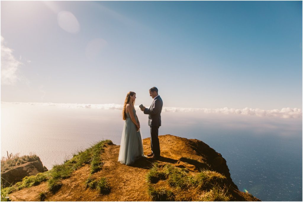 kaua hawaiii hike-in adventure elopement wedding by meg courtney and bradyhouse media