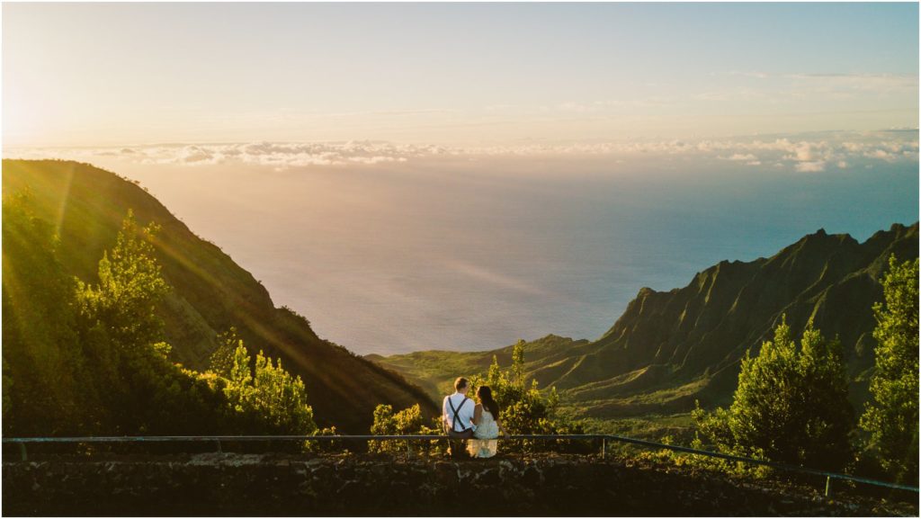 pihea trail kalalau napali coast kauai adventure elopement wedding